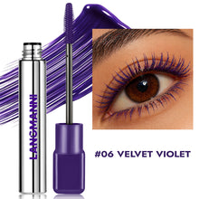Load image into Gallery viewer, Colored Mascara Volumizing Curling Waterproof Rainbow Eye Makeup Purple Blue Pink Red Long Lasting Non Flaking Lash Builder
