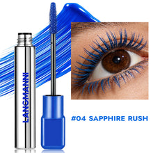 Load image into Gallery viewer, Colored Mascara Volumizing Curling Waterproof Rainbow Eye Makeup Purple Blue Pink Red Long Lasting Non Flaking Lash Builder
