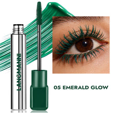 Load image into Gallery viewer, Colored Mascara Volumizing Curling Waterproof Rainbow Eye Makeup Purple Blue Pink Red Long Lasting Non Flaking Lash Builder
