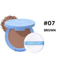 Load image into Gallery viewer, Waterproof Contour Powder Oil Control Matte Finishing Pressed Powder for Face Slimming Long-lasting Makeup
