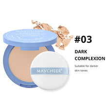 Load image into Gallery viewer, Waterproof Contour Powder Oil Control Matte Finishing Pressed Powder for Face Slimming Long-lasting Makeup
