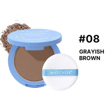 Load image into Gallery viewer, Waterproof Contour Powder Oil Control Matte Finishing Pressed Powder for Face Slimming Long-lasting Makeup
