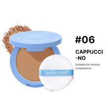 Load image into Gallery viewer, Waterproof Contour Powder Oil Control Matte Finishing Pressed Powder for Face Slimming Long-lasting Makeup
