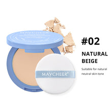 Load image into Gallery viewer, Waterproof Contour Powder Oil Control Matte Finishing Pressed Powder for Face Slimming Long-lasting Makeup
