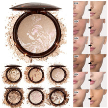 Load image into Gallery viewer, Baked Setting Powder Finishing Pressed Powder for Face Makeup Long-lasting Oil Control Highlighter Shimmer &amp; Matte Setting Makeup
