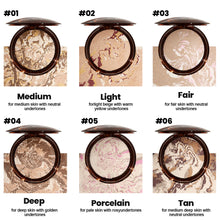 Load image into Gallery viewer, Baked Setting Powder Finishing Pressed Powder for Face Makeup Long-lasting Oil Control Highlighter Shimmer &amp; Matte Setting Makeup
