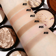 Load image into Gallery viewer, Baked Setting Powder Finishing Pressed Powder for Face Makeup Long-lasting Oil Control Highlighter Shimmer &amp; Matte Setting Makeup

