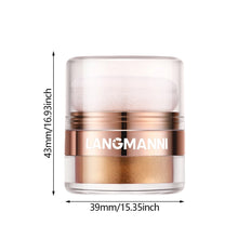 Load image into Gallery viewer, Glitter Highlighter Powder Diamond High Gloss Makeup Face Body Pearlescent Highlighter for Cheeks Shoulders Collarbone Party Makeup
