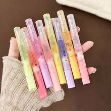 Load image into Gallery viewer, Cute Pink Lip Gloss Hydrating Non Sticky Fruit Flavor Strawberry Peach Shiny Moisturizing Lip Balm Mirror Gloss Lip Oil Makeup
