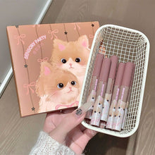 Load image into Gallery viewer, 6pcs/est Lip Mud Set Cute Cat Velvet Nude Lipstick Matte Texture Silky Easy To Color Long-lasting Lip Glaze Makeup Cosmetic
