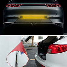 Load image into Gallery viewer, 1pcs 80x3.5cm Car Trunk Bumper Protector Reflective Anti-Collision Guard Strip Scratch Proof &amp; Warning Rear Bumper
