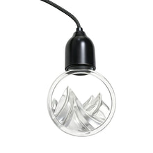 Load image into Gallery viewer, Retro Car Rearview Mirror LED Night Light Pendant Mountain Snow Mountain Acrylic Interior Decor Soft Atmosphere Ambient Lamp
