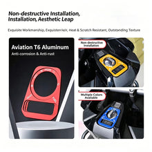 Load image into Gallery viewer, Aluminum Motorcycle Ignition Switch Cover For Honda ADV350 2022-2025 Key Hole Protective &amp; Decorative Guard Scratch &amp; Dust Proof Upgrade
