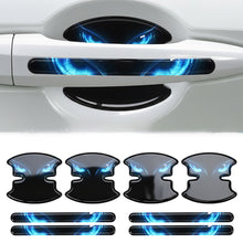 Load image into Gallery viewer, 8Pcs Car Door Handle Bowl Stickers Cat Eye Devil's Eye Pattern Scratch-Proof Protective Anti-Collision Paint Guard Exterior
