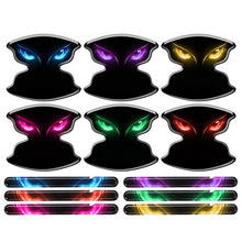 Load image into Gallery viewer, 8Pcs Car Door Handle Bowl Stickers Cat Eye Devil's Eye Pattern Scratch-Proof Protective Anti-Collision Paint Guard Exterior
