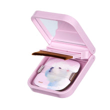 Load image into Gallery viewer, Creative Traceless Soft Brush Puff Set Ultra-thin Portable with Built-in Puff Mirror Flawless Base Foundation Makeup Brush
