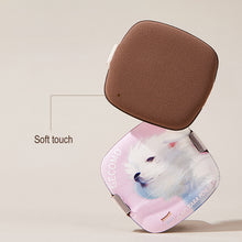 Load image into Gallery viewer, Creative Traceless Soft Brush Puff Set Ultra-thin Portable with Built-in Puff Mirror Flawless Base Foundation Makeup Brush
