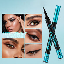 Load image into Gallery viewer, Waterproof Black Fine Long Lasting Smooth Liquid Eyeliner Quick-drying No Fading Eyeliner Beginner Eye Liner Makeup Cosmetic
