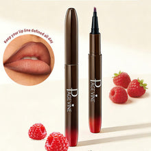 Load image into Gallery viewer, Smooth Color Juice Lip Stain Brush Tip Liquid Lip Liner Long Lasting Waterproof High Pigment Matte Nude Lipliner Pen Makeup
