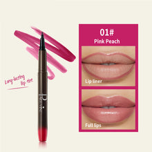 Load image into Gallery viewer, Smooth Color Juice Lip Stain Brush Tip Liquid Lip Liner Long Lasting Waterproof High Pigment Matte Nude Lipliner Pen Makeup
