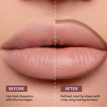 Load image into Gallery viewer, Smooth Color Juice Lip Stain Brush Tip Liquid Lip Liner Long Lasting Waterproof High Pigment Matte Nude Lip Contour Pen Makeup
