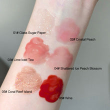 Load image into Gallery viewer, Ice Beet Lip Gloss Essence Honey Pressed Type Lip Gloss Balm Smooth Glitter Transparent Watery Ice Hydrating Lips Glaze
