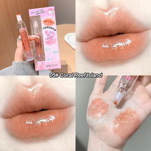 Load image into Gallery viewer, Ice Beet Lip Gloss Essence Honey Pressed Type Lip Gloss Balm Smooth Glitter Transparent Watery Ice Hydrating Lips Glaze
