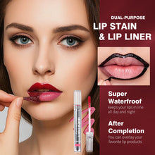 Load image into Gallery viewer, Peel Off Lip Liner Matte Lip Stain Pen Long-lasting Tattoo Lip Liner Peelable Smudge Proof Waterproof Lip Color
