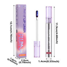 Load image into Gallery viewer, 2-in-1 Lip Liner &amp; Lipstick Peel Off Lip Stain Pen Matte Finish Long Wear Lip Color Smudge Proof Kiss Proof Lip Marker

