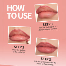 Load image into Gallery viewer, Matte Lip Liner Pencil 8 Colors Waterproof Long-lasting Lip Pencil for Lip Makeup Smudge Proof Lip Liner for Daily Use
