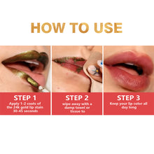 Load image into Gallery viewer, Peeling Lip Liner Pen Matte Liquid Lipstick with Peel Off Formula Waterproof Lip Stain Marker All Day Wear Lip Tattoo
