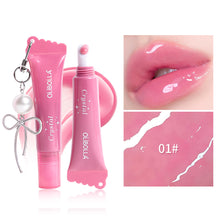 Load image into Gallery viewer, 6 Colors Shiny Lip Gloss Long Lasting Hydrating Tint Pearl Bow Lip Gloss High Shine Liquid Lipstick Moisturizing Lip Makeup for Daily Use
