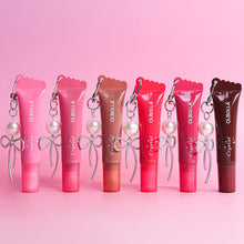 Load image into Gallery viewer, 6 Colors Shiny Lip Gloss Long Lasting Hydrating Tint Pearl Bow Lip Gloss High Shine Liquid Lipstick Moisturizing Lip Makeup for Daily Use
