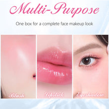 Load image into Gallery viewer, 4 Colors 2-in-1 Lip Cheek Tint Shimmer Face Makeup Buildable Long Lasting Waterproof Pigment Highlighter Cream
