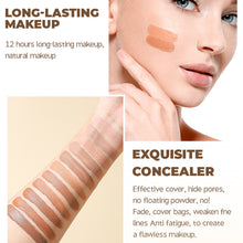 Load image into Gallery viewer, 2-in-1 Soft Concealer Cream Foundation and Bronzer Buildable Coverage Face Makeup for Daily Use Dark Circles Acne Spots Pores
