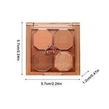 Load image into Gallery viewer, 4 Colors In 1 Eyeshadow Stick Portable Matte Pearlescent Eyeshadow Highlight Long-lasting Eye Makeup Cosmetics Earth Color
