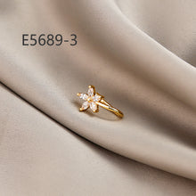 Load image into Gallery viewer, 1Pc U-Shape Non Piercing Fake Nose Clip Inlaid Cubic Zircon Flower Double Butterfly Hip Hop Body Jewelry For Women
