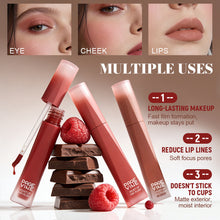 Load image into Gallery viewer, 2-in-1 Velvet Nude Lip Tint &amp; Cheek Stain Blusher Matte Lip Gloss Blush Waterproof Long Lasting Natural Makeup Cosmetics
