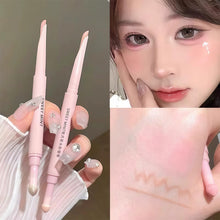 Load image into Gallery viewer, 2 in 1 Double-ended Silkworm Eyeliner Shadow Highlight Naturally Brightening Long-lasting Eye Makeup Highligher Eye Cosmetics
