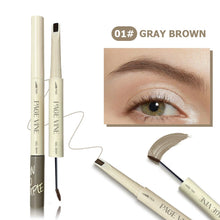 Load image into Gallery viewer, Double Head Eyebrow Cutter Liquid Eye Black Mascara Silky Smooth Not Easy To Smudge Waterproof Natural Eyebrow Brush Cosmetics
