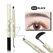Load image into Gallery viewer, Double Head Eyebrow Cutter Liquid Eye Black Mascara Silky Smooth Not Easy To Smudge Waterproof Natural Eyebrow Brush Cosmetics
