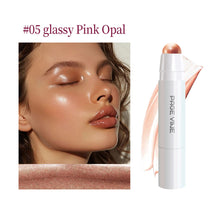 Load image into Gallery viewer, Natural Clear Water Light Pearl Light Highlighter Polarized Eye Shadow Brightening Stick Glowup Highlighter Stick Cosmetics
