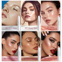 Load image into Gallery viewer, Natural Clear Water Light Pearl Light Highlighter Polarized Eye Shadow Brightening Stick Glowup Highlighter Stick Cosmetics
