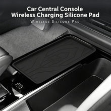 Load image into Gallery viewer, Car Wireless Charging Silicone Pad Anti-Slip Center Console MatInterior Protector Fit For Toyota Camry 9th Gen 2024 2025
