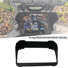Load image into Gallery viewer, Motorcycle Dashboard Sunshade Cover Motorcycle Meter Visor Sunscreen Protector Anti-Glare &amp; UV Protection Screen Shield For Voge DS525X 625X 900X SR250GT 2024-2025
