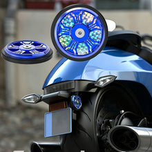 Load image into Gallery viewer, 2Pcs Motorcycle Reflective Sticker Night Warning Glow Board Safety Decal for Side Panel E-Scooter

