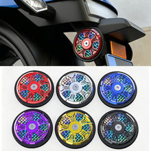 Load image into Gallery viewer, 2Pcs Motorcycle Reflective Sticker Night Warning Glow Board Safety Decal for Side Panel E-Scooter
