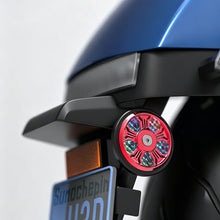 Load image into Gallery viewer, 2Pcs Motorcycle Reflective Sticker Night Warning Glow Board Safety Decal for Side Panel E-Scooter
