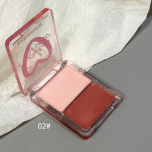 Load image into Gallery viewer, Double Gloss Powder Blusher Cream Highlights Natural Brightness Face Clear Makeup Holding Dual Gloss Cream Facial Cosmetics
