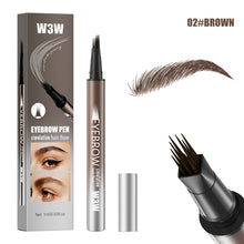 Load image into Gallery viewer, Multi Brow Simulation Hair Flow Brush Eyebrow Pencil Waterproof Quick Drying Non Smudging Wild Eyebrow Liquid Eyebrow Pencil
